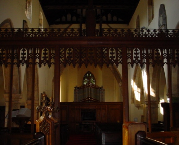 Kirby Hill Church inside